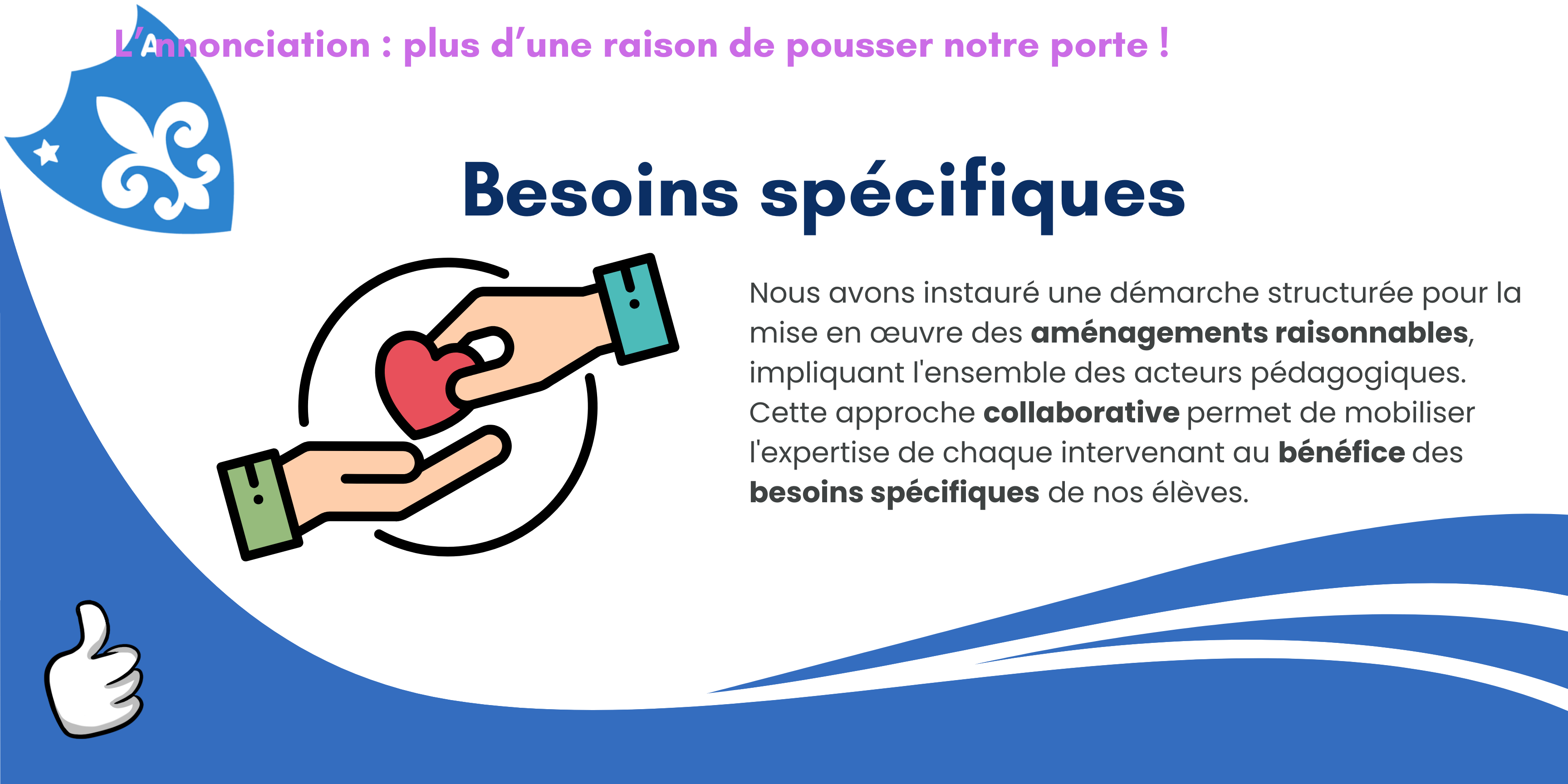 Besoins specifiques