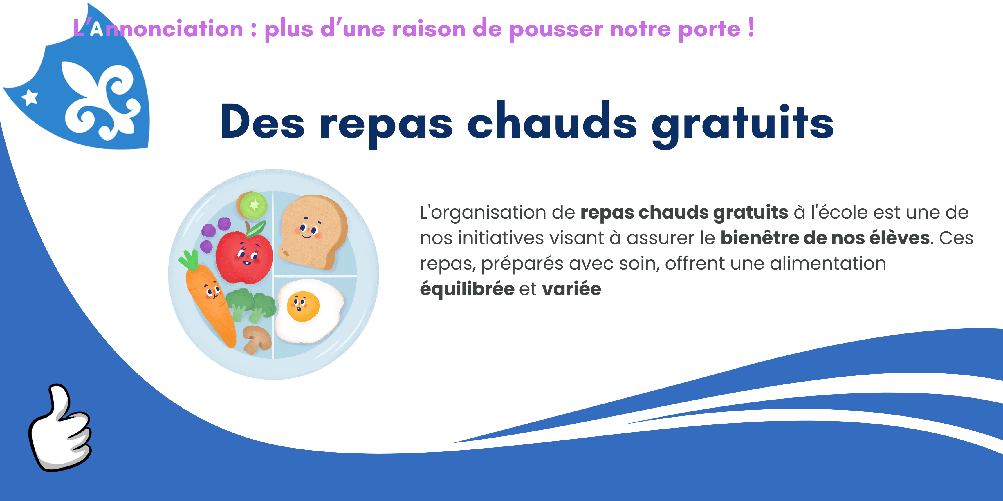 Repas chauds gratuits