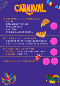 Affiche prix carnaval
