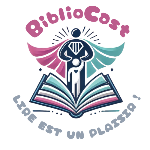 Logo BiblioCast texte couleurs