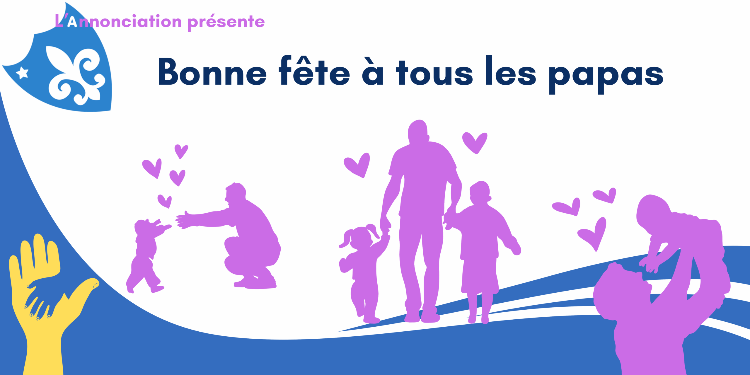 Bonne fête à tous les papas 1 Bannière fête des pères