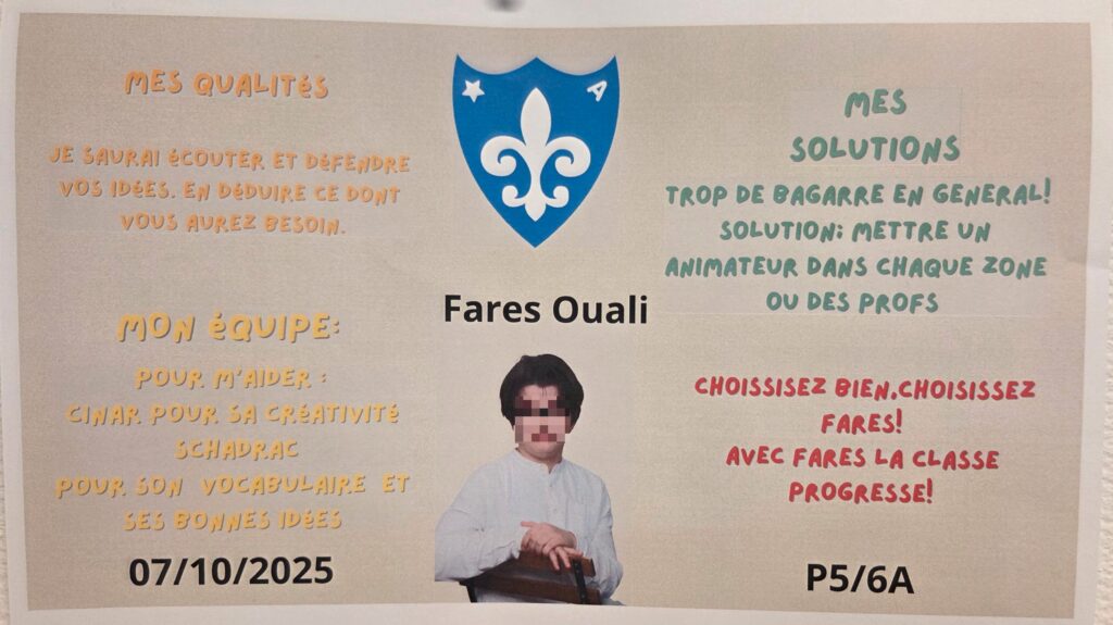 Les délégués de l’école fondamentale de l’Annonciation élus en démocratie ! 27 20251009 073315 redacted dot app