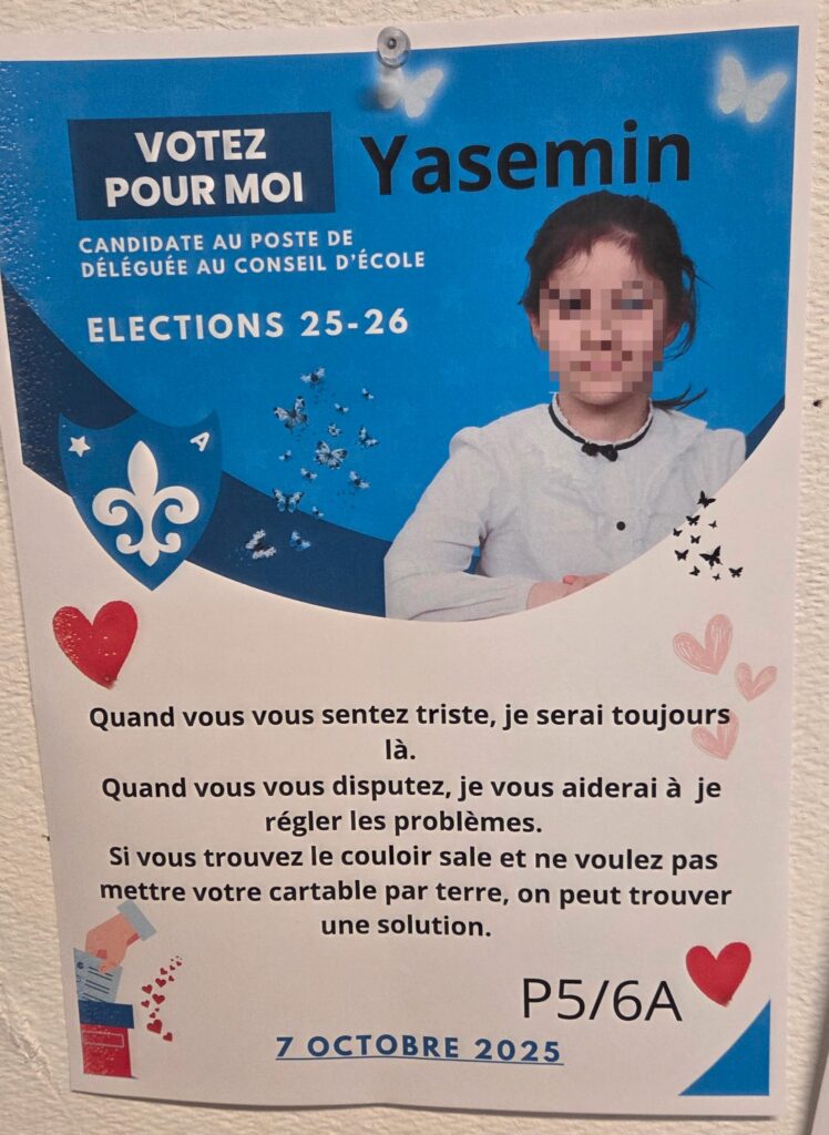 Les délégués de l’école fondamentale de l’Annonciation élus en démocratie ! 28 20251009 073319 redacted dot app
