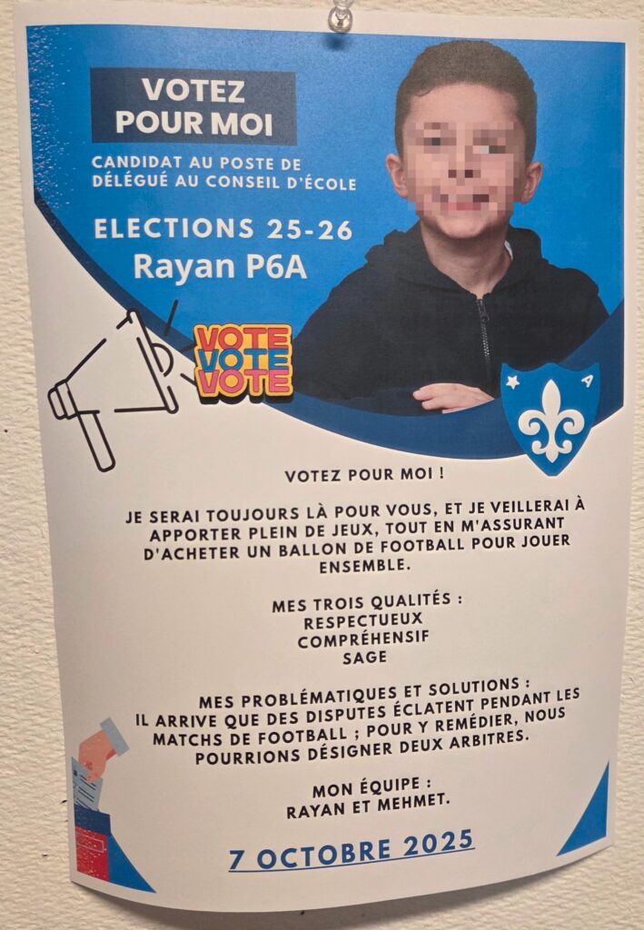 Les délégués de l’école fondamentale de l’Annonciation élus en démocratie ! 31 20251009 073326 redacted dot app