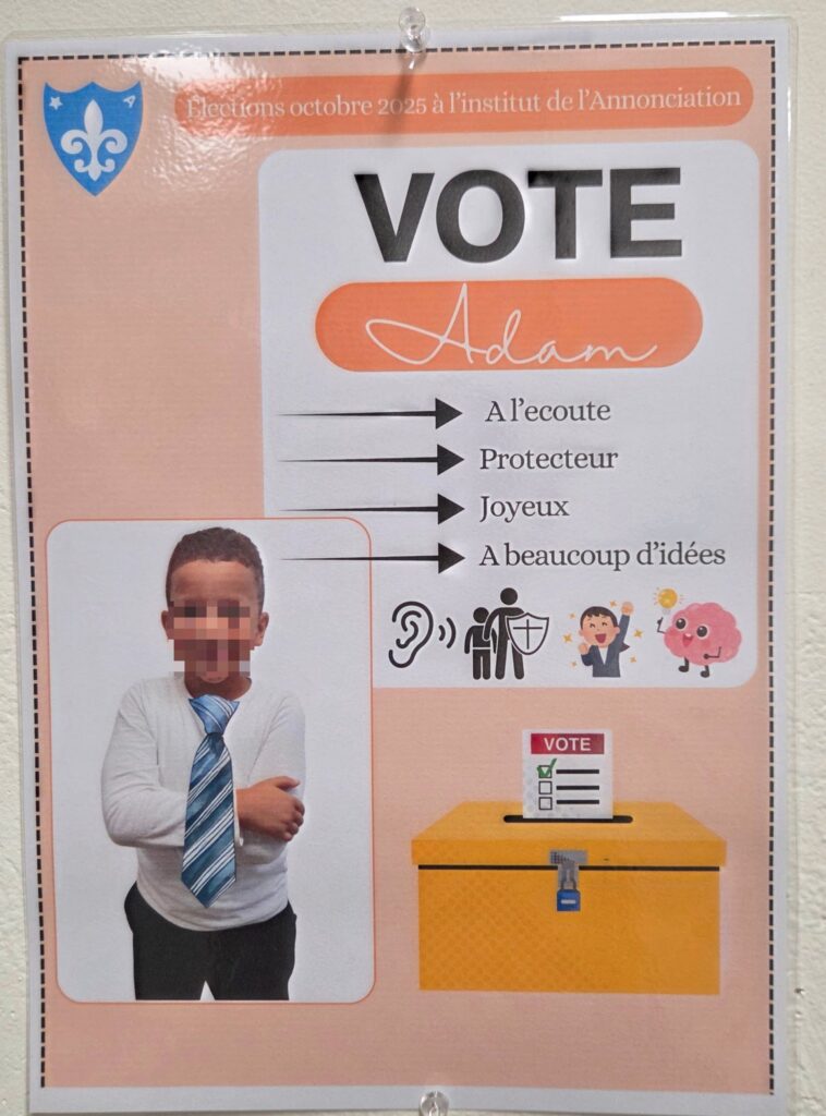Les délégués de l’école fondamentale de l’Annonciation élus en démocratie ! 40 20251009 073504 redacted dot app