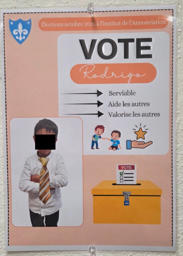 Les délégués de l’école fondamentale de l’Annonciation élus en démocratie ! 43 20251009 073513 redacted dot app
