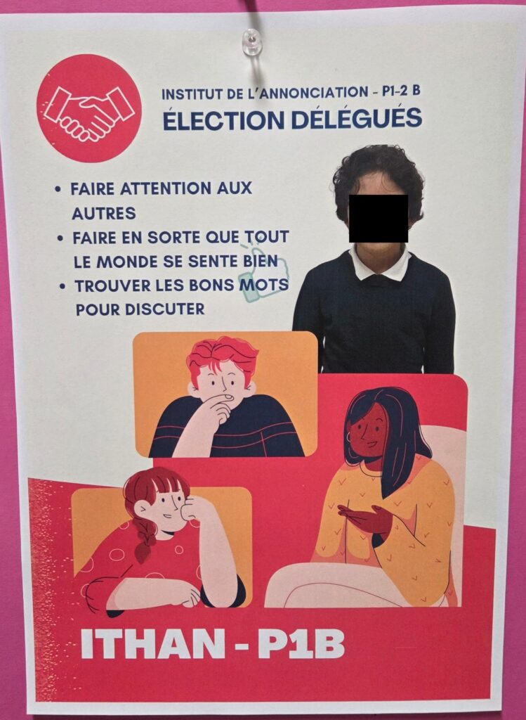 Les délégués de l’école fondamentale de l’Annonciation élus en démocratie ! 45 20251009 073526 redacted dot app