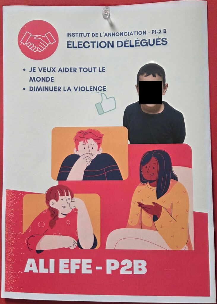 Les délégués de l’école fondamentale de l’Annonciation élus en démocratie ! 47 20251009 073530 redacted dot app