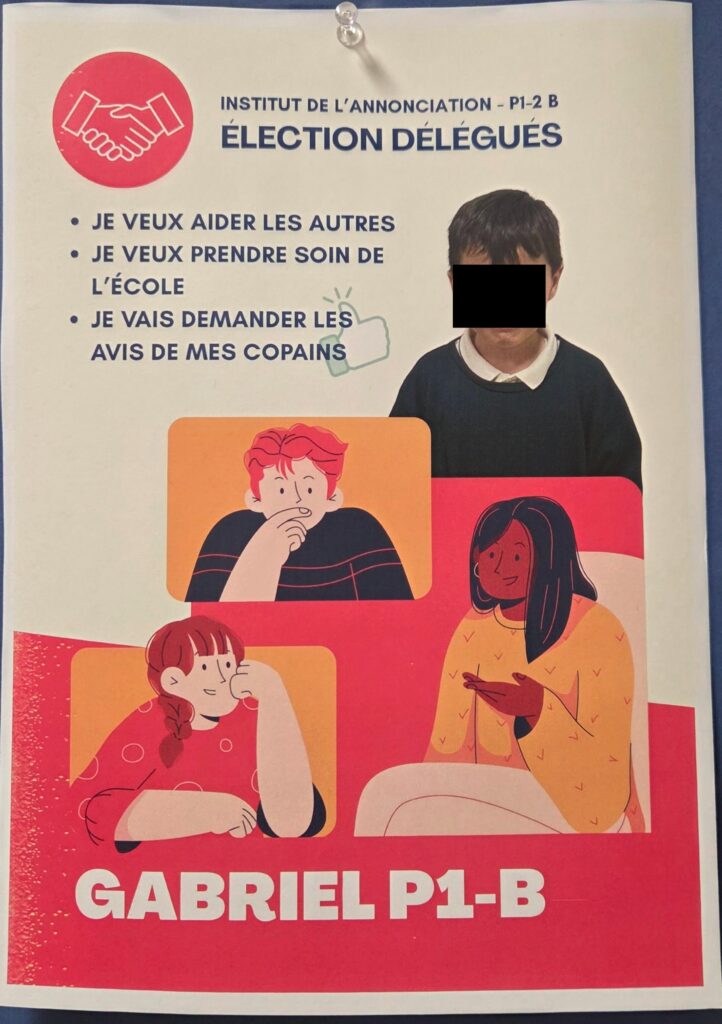 Les délégués de l’école fondamentale de l’Annonciation élus en démocratie ! 50 20251009 073537 redacted dot app